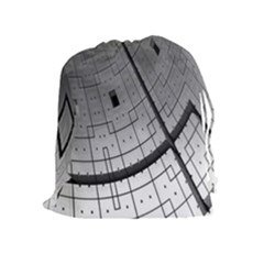 Graphic Design Background Drawstring Pouches (extra Large) by Sapixe