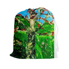 Coral Tree 2 Drawstring Pouches (xxl) by bestdesignintheworld
