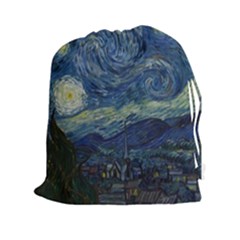 The Starry Night  Drawstring Pouches (xxl) by Valentinaart