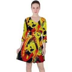 Fish And Bread1/1 Ruffle Dress by bestdesignintheworld