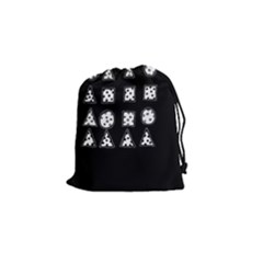 Drawing  Drawstring Pouches (small)  by ValentinaDesign