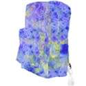 Abstract Blue Texture Pattern Full Print Backpack View3
