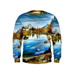 Dolomites Mountains Italy Alpin Kids  Sweatshirt by Simbadda