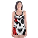 Pirate Skull Skater Dress Swimsuit View1