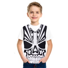 Tribal Sugar Skull Kids  Sportswear by StarvingArtisan