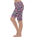 Multicolored Abstract Geometric Pattern Cropped Leggings  View2