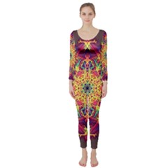 Joyful Living Long Sleeve Catsuit by aumaraspiritart