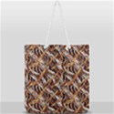 Colorful Wavy Abstract Pattern Full Print Rope Handle Tote (Large) View1