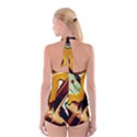 Grave Yard 3 Boyleg Halter Swimsuit  View2