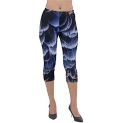 Black Swan Lightweight Velour Capri Leggings  by greenthanet