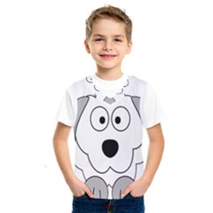 Animal Cartoon Colour Dog Kids  Sportswear by Nexatart