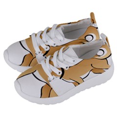 Dog Brown Pet Animal Tail Eskimo Kids  Lightweight Sports Shoes by Nexatart