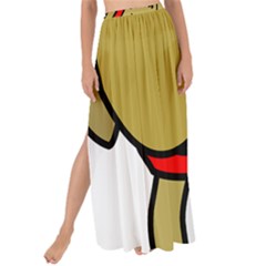 Dog Brown Spots Black Cartoon Maxi Chiffon Tie-up Sarong by Nexatart