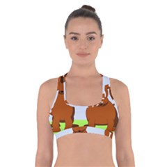 Animals Dogs Mutts Dog Pets Cross Back Sports Bra by Nexatart