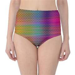 Colorful Sheet Classic High-waist Bikini Bottoms by LoolyElzayat