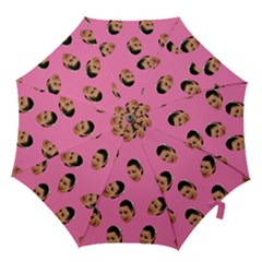 Crying Kim Kardashian Hook Handle Umbrellas (large) by Valentinaart