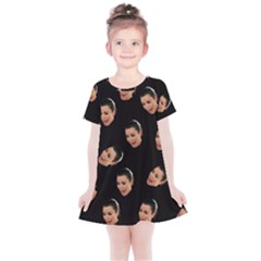 Crying Kim Kardashian Kids  Simple Cotton Dress by Valentinaart