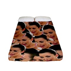 Crying Kim Kardashian Fitted Sheet (full/ Double Size) by Valentinaart