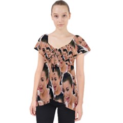 Crying Kim Kardashian Lace Front Dolly Top by Valentinaart