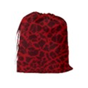 Red Earth Texture Drawstring Pouch (XL) View2