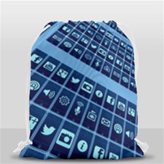 Mobile Phone Smartphone App Drawstring Bag (small) by Sapixe
