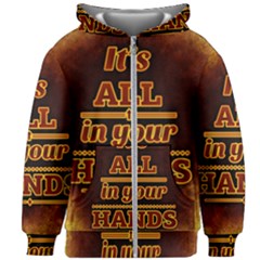 Motivation Live Courage Enjoy Life Kids Zipper Hoodie Without Drawstring by Sapixe