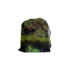 Hot Day In Dallas 33 Drawstring Pouches (small)  by bestdesignintheworld