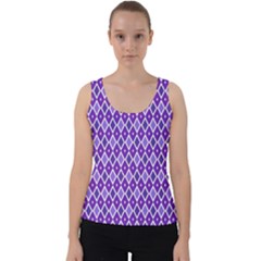 Jess Violet Velvet Tank Top by jumpercat