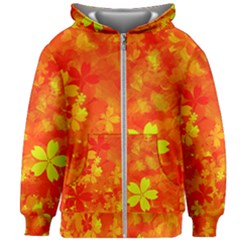 Background Reason Pattern Design Kids Zipper Hoodie Without Drawstring by Sapixe