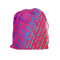 Background Desktop Mosaic Raspberry Drawstring Pouches (extra Large) by Sapixe