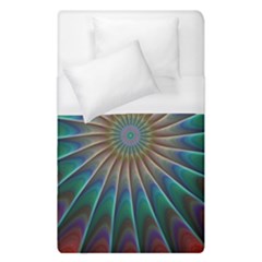 Fractal Peacock Rendering Duvet Cover (single Size) by Sapixe