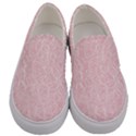 Elios Shirt Faces in White Outlines on Pale Pink CMBYN Men s Canvas Slip Ons View1