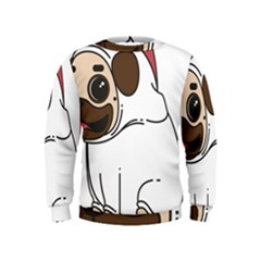Pug Unicorn Dog Animal Puppy Kids  Sweatshirt by Sapixe