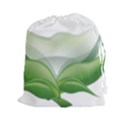 Pearl Drop Flower Plant Drawstring Pouches (XXL) View1