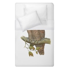Bird Owl Animal Vintage Isolated Duvet Cover (single Size) by Sapixe