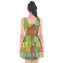 Easter Egg Happy Easter Colorful Scoop Neck Skater Dress View2