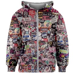 Sticker Wall Color Paper Decoration Kids Zipper Hoodie Without Drawstring by Sapixe