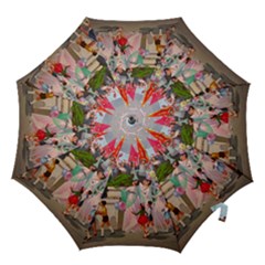 North  Korea - Propaganda Hook Handle Umbrellas (large) by Valentinaart