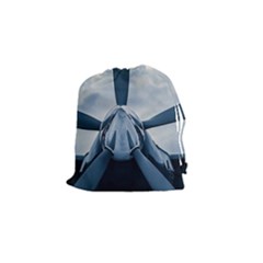 Propeller - Sky Challenger Drawstring Pouches (small)  by FunnyCow