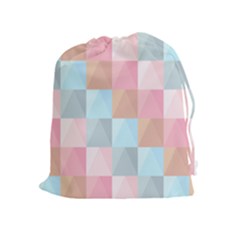 Abstract Pattern Background Pastel Drawstring Pouches (extra Large) by Nexatart