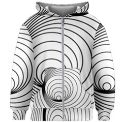 Spiral Eddy Route Symbol Bent Kids Zipper Hoodie Without Drawstring by Nexatart
