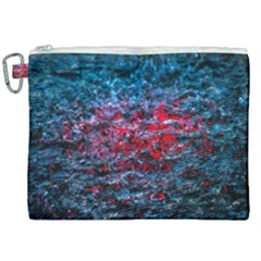 Water Color Red Canvas Cosmetic Bag (xxl) by FunnyCow