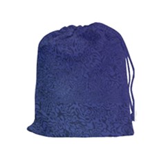 Fractal Rendering Background Blue Drawstring Pouches (extra Large) by Nexatart