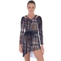 Architecture City Home Window Asymmetric Cut-Out Shift Dress View1