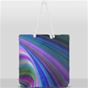 Background Abstract Curves Full Print Rope Handle Tote (Large) View2