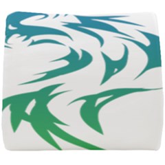 Wolf Dog Fox Animal Pet Vector Seat Cushion by Sapixe