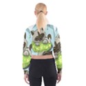 Kitten Kitty Cat Sleeping Sleep Cropped Sweatshirt View2