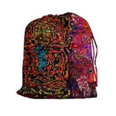 Exotic Water Colors Vibrant  Drawstring Pouches (xxl) by flipstylezfashionsLLC
