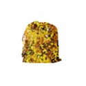 Birch Tree Yellow Leaves Drawstring Pouches (Small)  View2