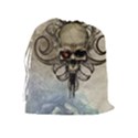 Awesome Creepy Skull With  Wings Drawstring Pouches (Extra Large) View2